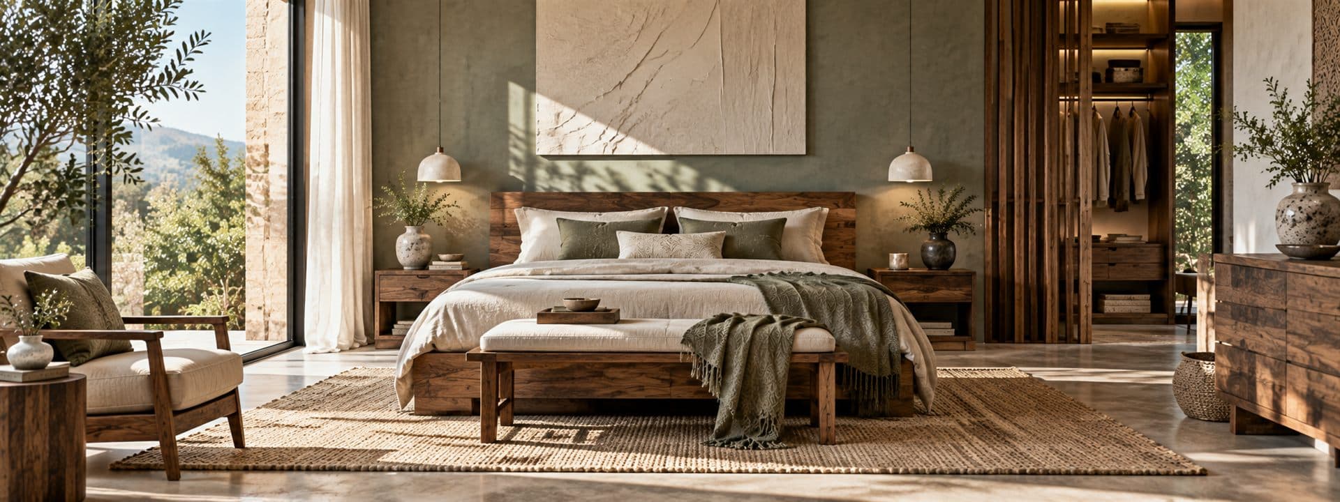 Bedroom — handcrafted solid wood furniture