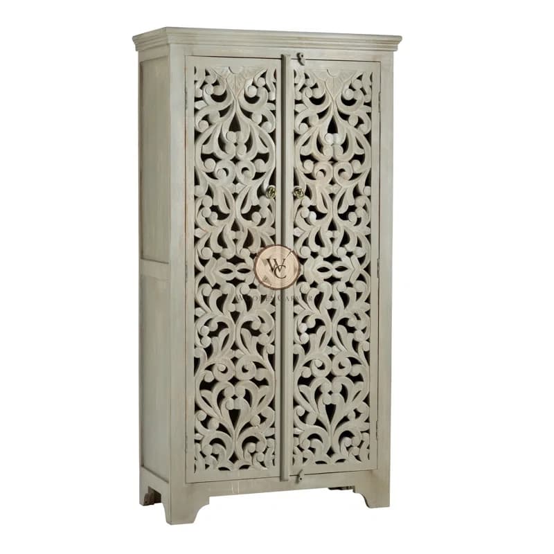 Mango Wood Armoire/Wardrobe, another view