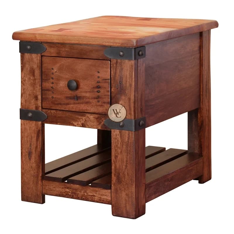 Mango Wood End Table