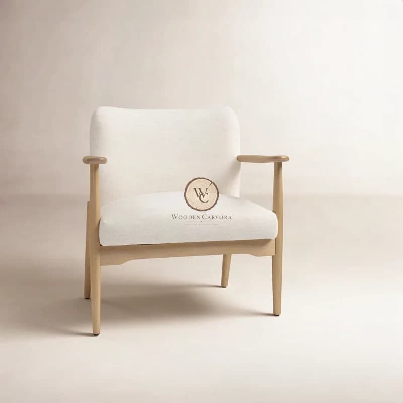 Sheesham Wood Lounge Chair 3
