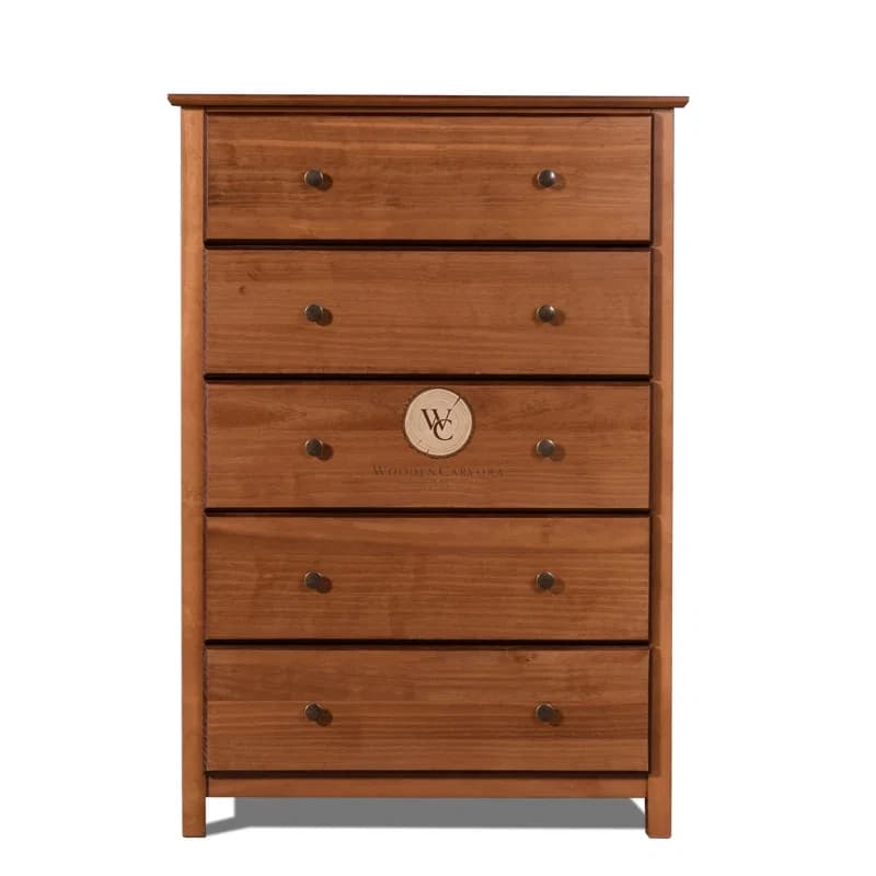 Sheesham Wood 5-Drawer Dresser, another view