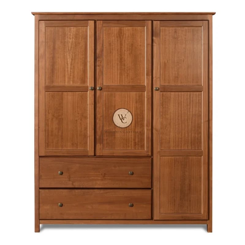 Acacia Wood Entry Hall Wardrobe, another view