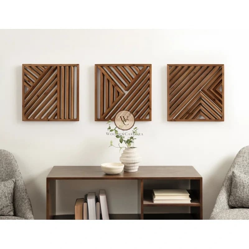 Mango Wood Wall Art / Wall Decor 3