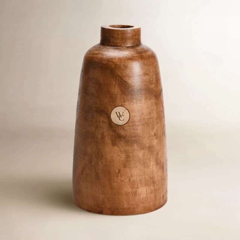 Mango Wood Decorative Vase 6