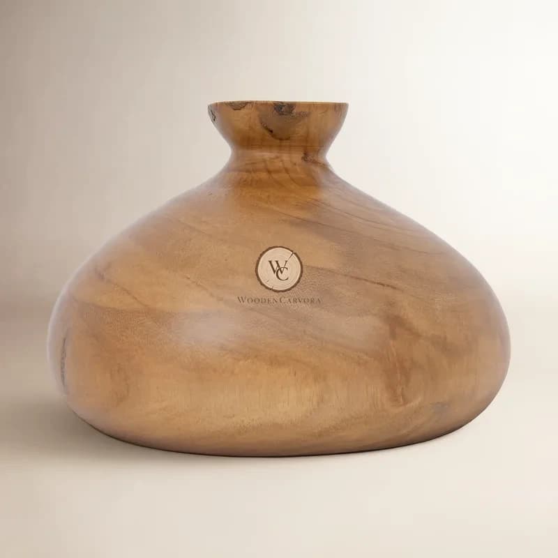 Mango Wood Decorative Vase 7