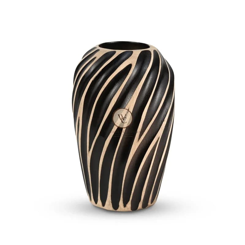 Mango Wood Decorative Vase 10