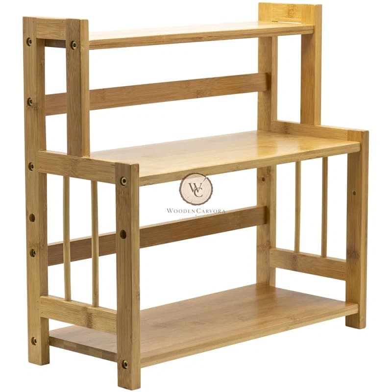 Acacia Wood Storage Kitchen Organizer 4