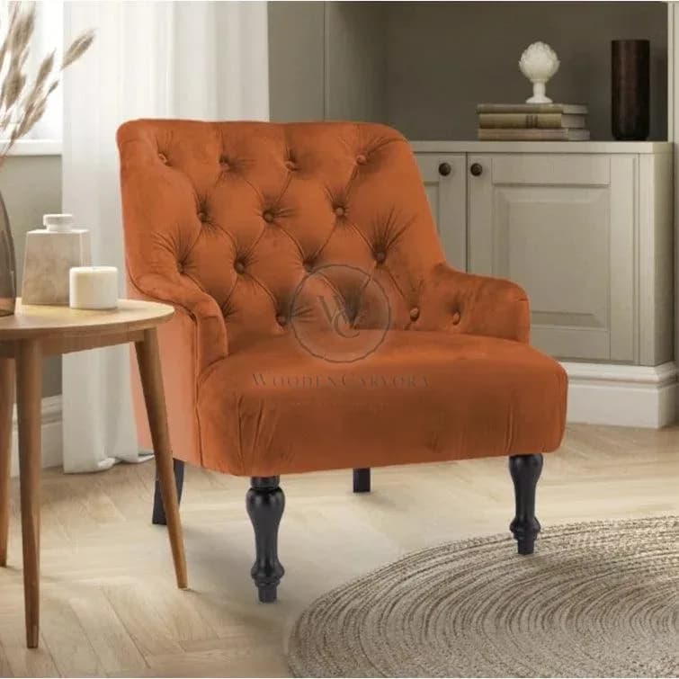 Edgeley Wide Tufted Armchair