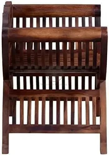 Handicrafts Attractive Look Or Standard Size Easy to Comfort Arm Seating Chair Made in Pure Sheesham Wood, another view