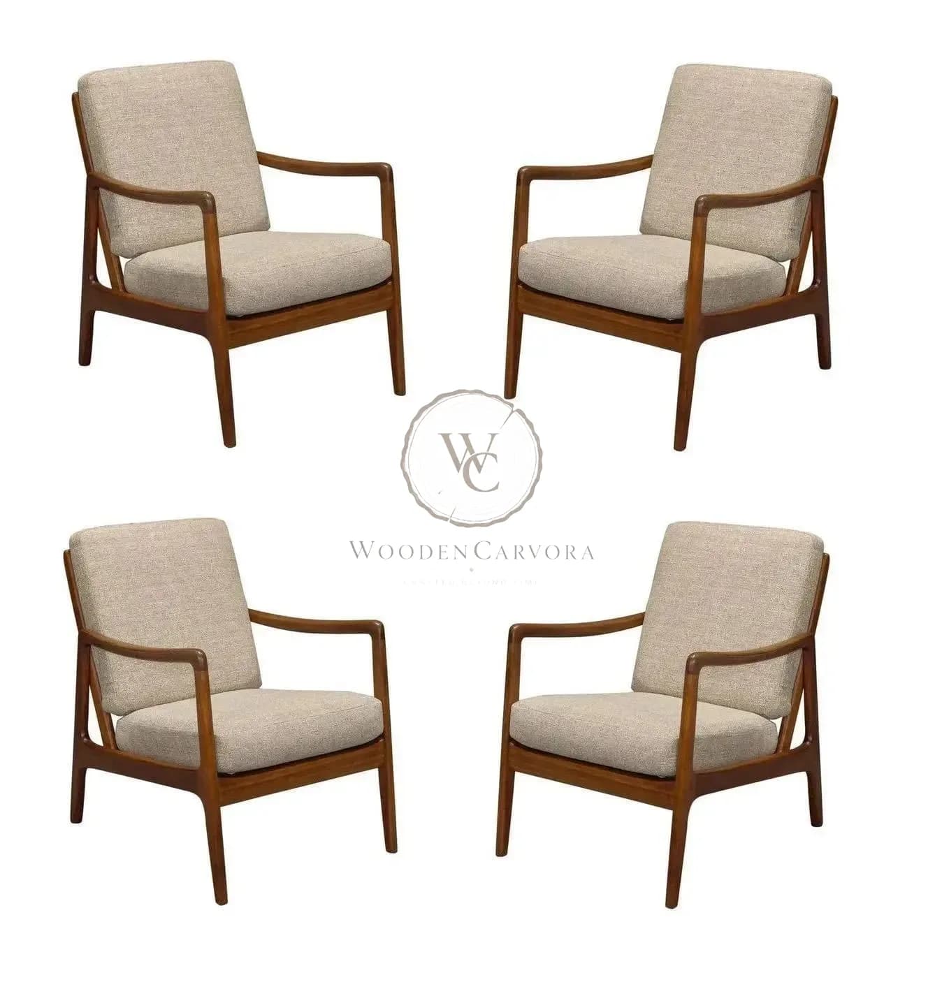 Handmade New Modern Design Decor Comfort Cushioned Chair Arm Seating Chair