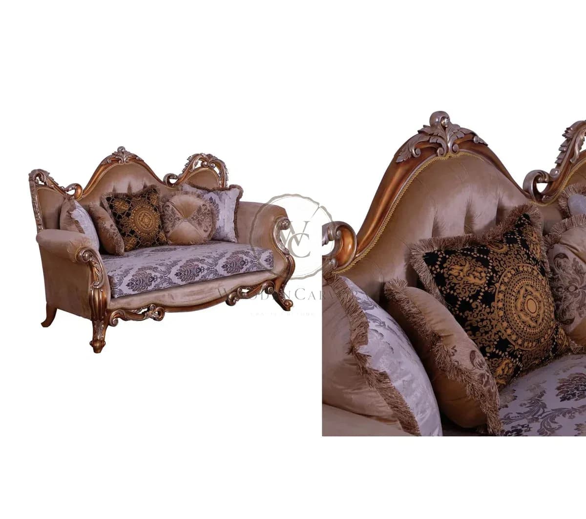 Tiziano 73'' Upholstered Loveseat, another view